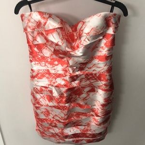 Strapless mini dress size Small